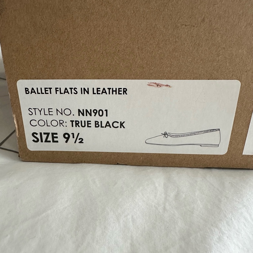 Madewell Anelise Leather Ballet Flat with Bow - Picture 3 of 4